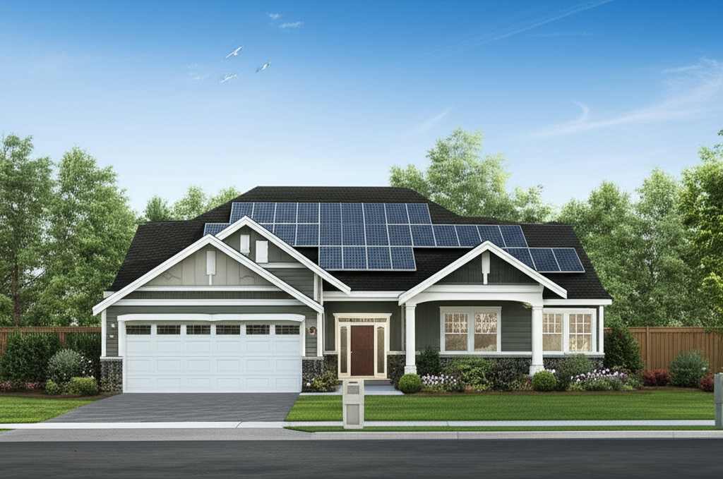 Residential solar installation